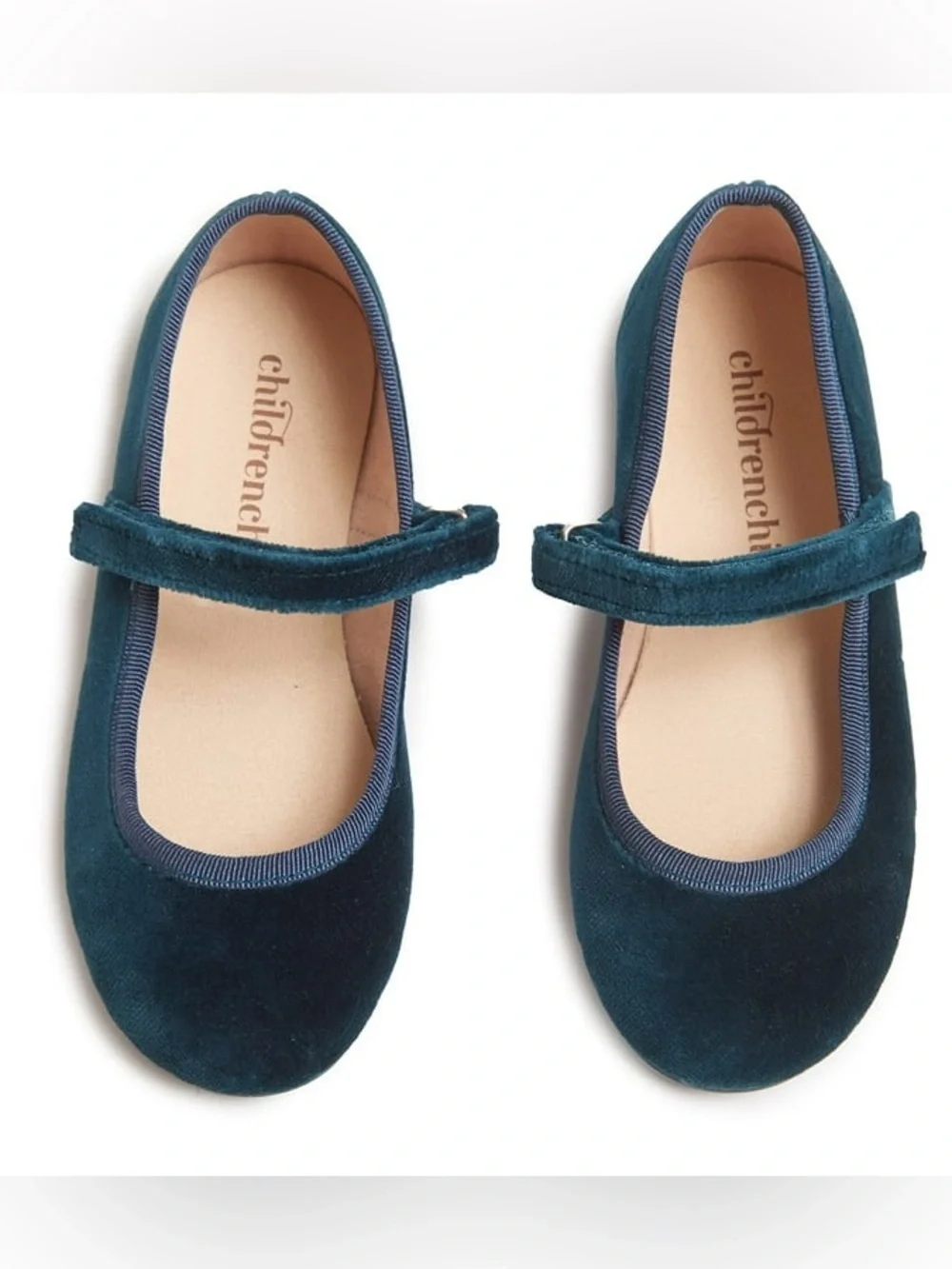 Childrenchic Mary Jane Flats with Hook and Loop Straps Size 21